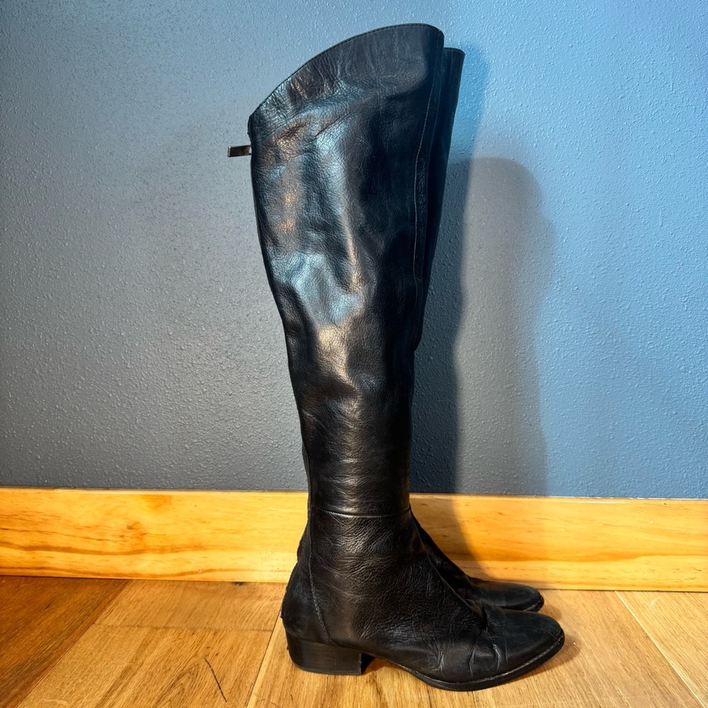 Dolce Vita Black Meris Over the Knee Flat Boots Size 8.5
